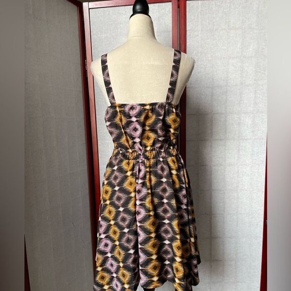 Bar III Multicolored Geometric Designed Fit and Flare Dress (Size: Medium) - Picture 12 of 12